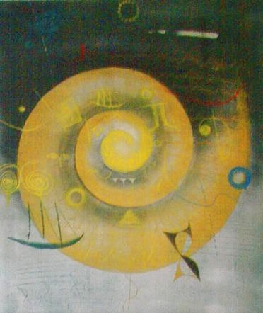 Yellow spiral II